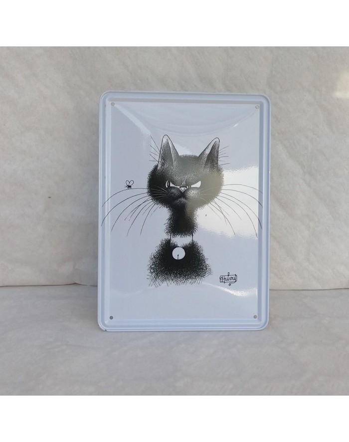 Plaque Metal 15x Le Chat Dubout