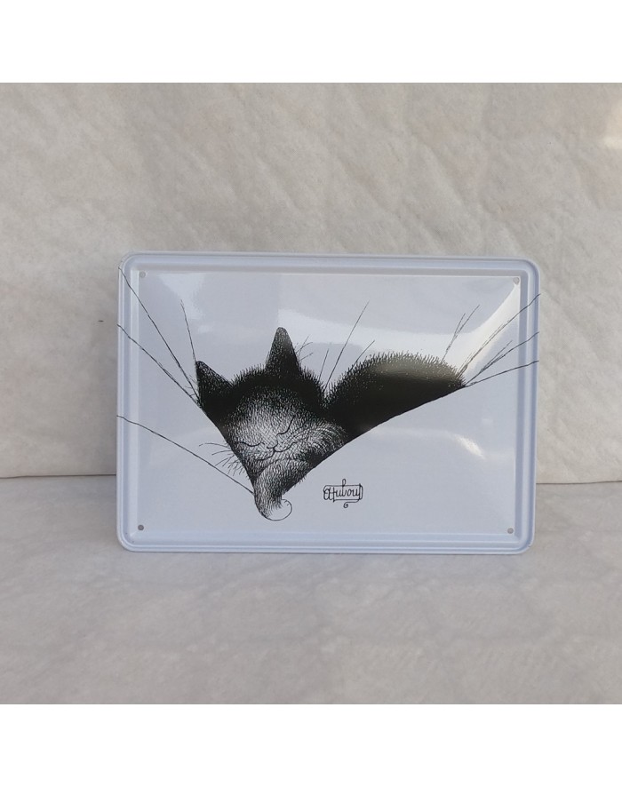 Plaque Metal 15x Le Chat Dubout